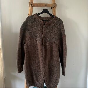 Vintage Icelandic Handknit Wool Sweater (L / XL)